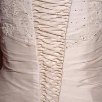 Finely laced wedding dress