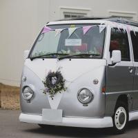 Mini Camper Wedding Car