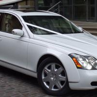 white maybach hire for weddings birmingham