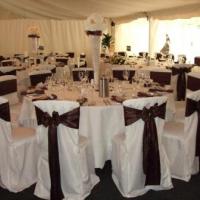 Moxhull Hall Hotel wedding Table Set Up