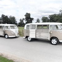 VW Split Screen Wedding Campervans fabulous L shaped rear seating - Northampton