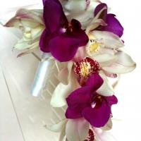 Orchid Tear Drop Side View