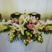 Cream & Pink Long Arrangement