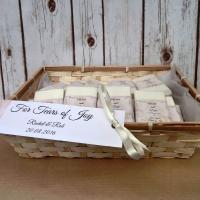 Tissue basket and personalised tag