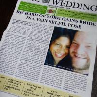 Alternative Wedding stationery - Wedding Invite Newspaper