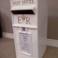 Royal Mail Wishing Well Wedding card storage post box