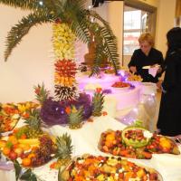chocolate fountain, ,fruit tree & fruit platter - pre wedding selebrations