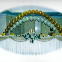double arch wedding balloon st johns hotel
