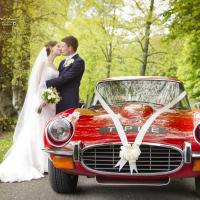 Just married with the E-Type