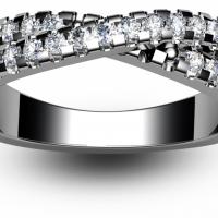 Shaped Diamond Ring SW032