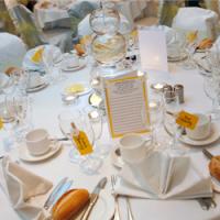 wedding table setting at sketchley grange