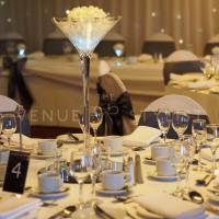 Venue Decorations Chair Covers & Martini Vase Centrepieces in Cheshire 