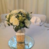 wedding floral table centre piece