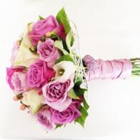 Vintage pink Bridal bouquet 