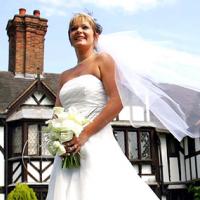 beautiful bride at nailcote hall