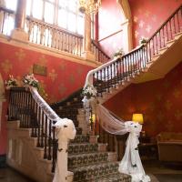 brownsover hall wedding venue sweeping staircase