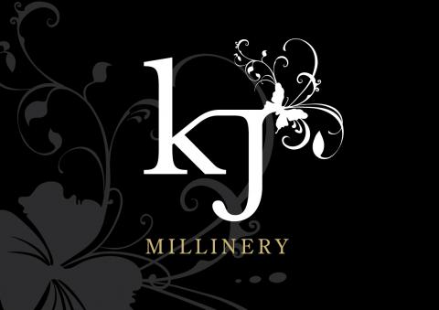 k j millinery logo