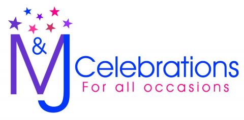 m and j celebrations logo