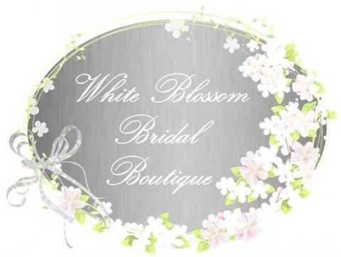 white blossom bridal